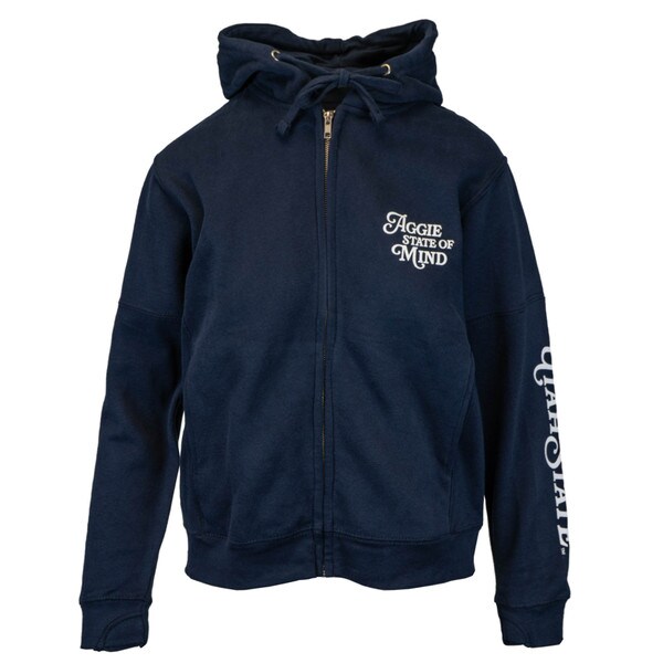 SWEATSHIRT WOMENS FZ AGGIE STATE OF MIND MV SPORT